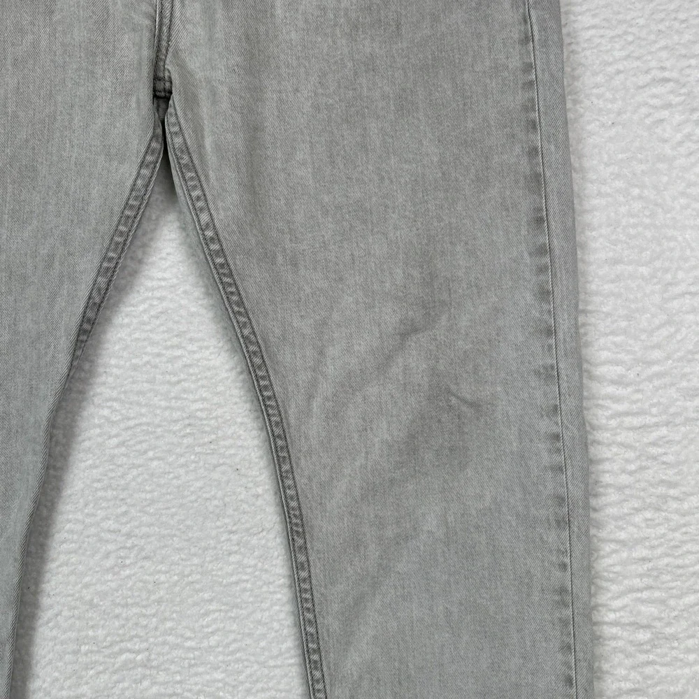 Levi's Jeans Mens 36x30 Gray Denim 511 Slim Fit Straight Light Wash Stretch